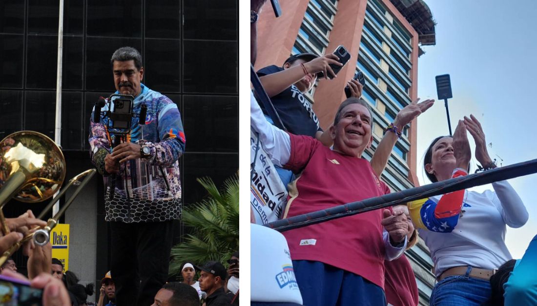 Comandos de oposición y gobierno calentaron Caracas con miras al cierre de campaña, opinan analistas