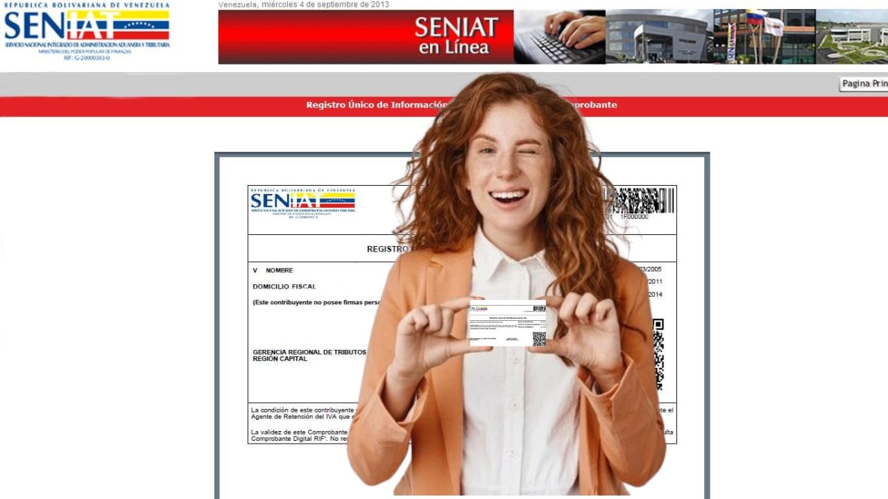 Solicita e imprime el RIF del SENIAT desde tu casa: En 4 pasos