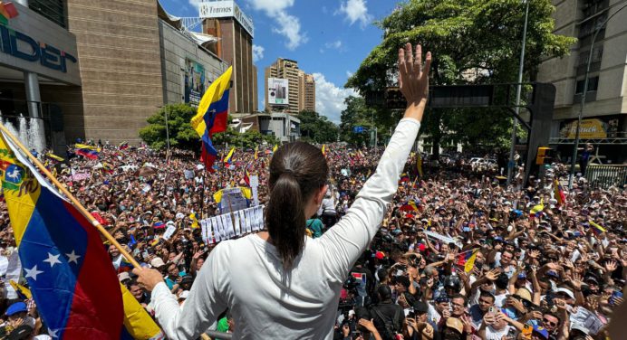 María Corina Machado convocó a otra movilización mundial para el próximo 28 de septiembre