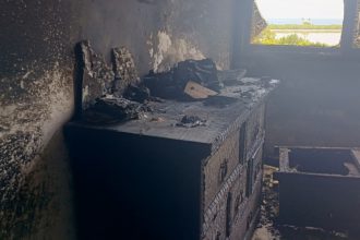 sla Margarita Voraz incendio consumió apartamento: A un 90% quedó consumido un apartamento tras un posible corto circuito