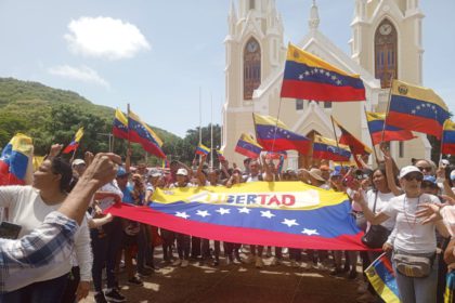 Margarita oposición el oficialismo en la calle #3Agosto