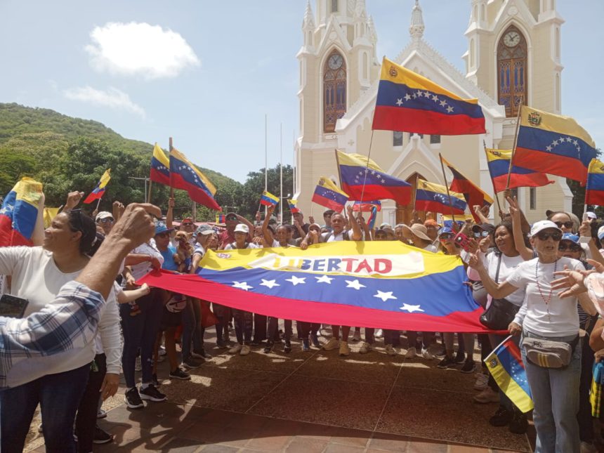 Margarita oposición el oficialismo en la calle #3Agosto