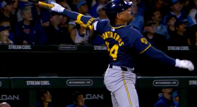 William Contreras definió el juego contra San Luis