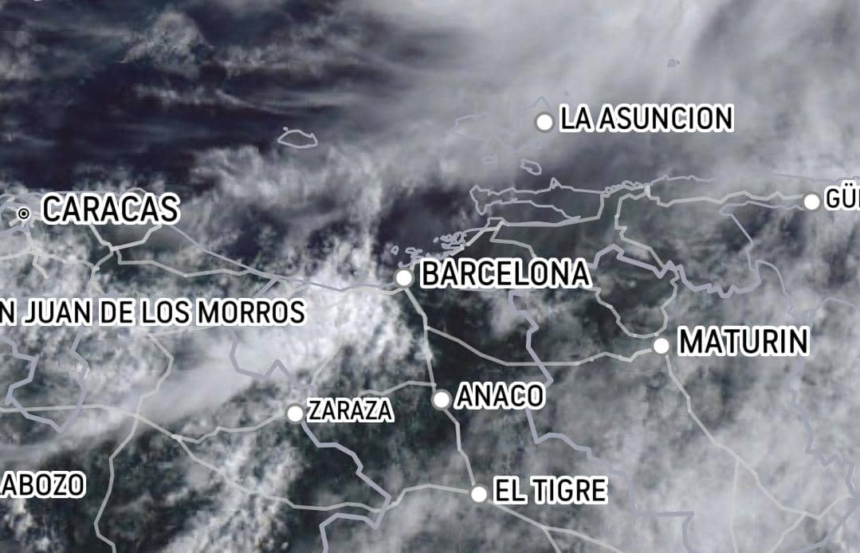 Tormenta Tropical "Ernesto": Nucleo nuboso se aproxima a Nueva Esparta