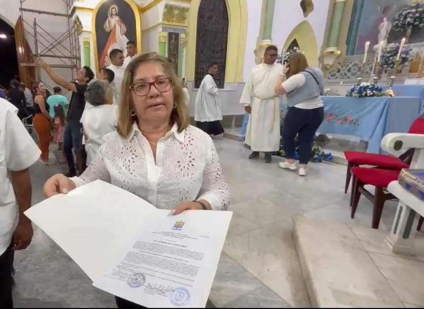 Formalizan nombramiento de la nueva camarera de la Virgen del Valle