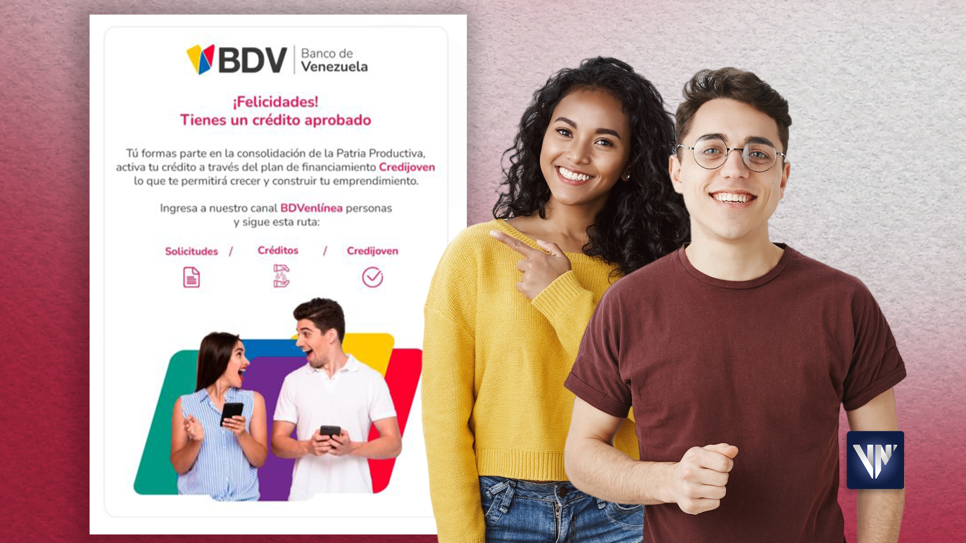 CRÉDITO JOVEN DEL BDV 2024: ¿Cómo solicitar en 4 pasos?