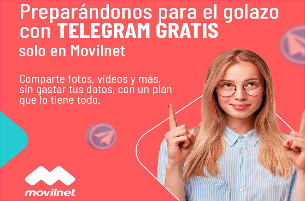 TELEGRAM GRATUITO CON MOVILNET +DETALLES