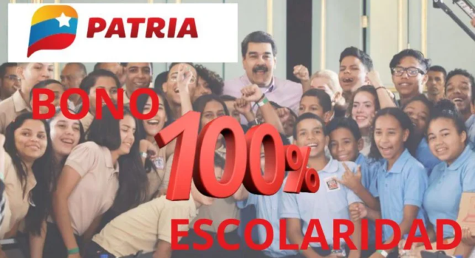 Llega BONO ESCOLARIDAD AGOSTO 2024