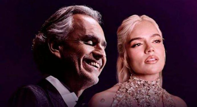 Andrea Bocelli y Karol G estrenan versión de “Vivo por ella” (+video)