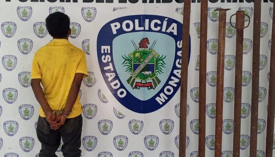 Polimonagas lo aprehendió por presunto hurto en El Silencio