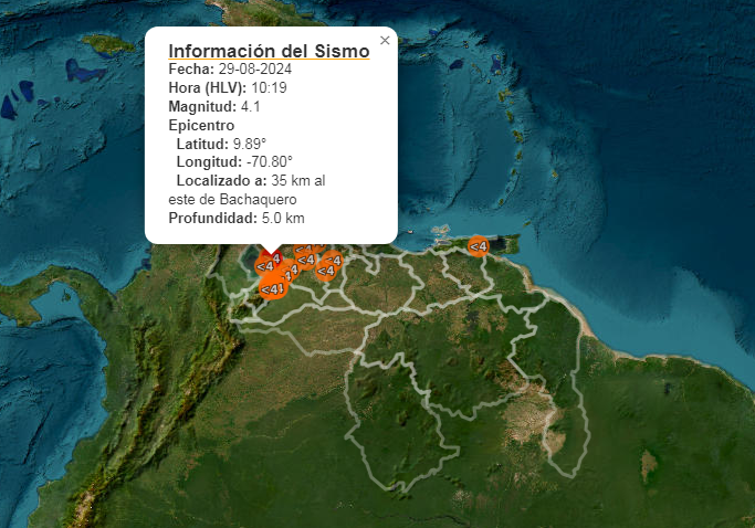 Tembló esta mañana en Bachaquero y Apartaderos