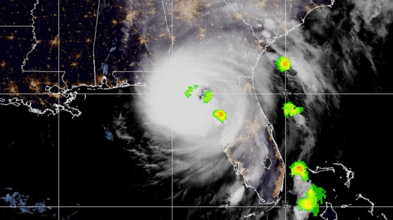 Helene baja de huracán a tormenta de categoría 1 al entrar en Georgia tras su paso por Florida