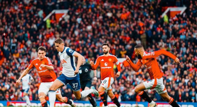 El Tottenham goleó al Man United en Old Trafford