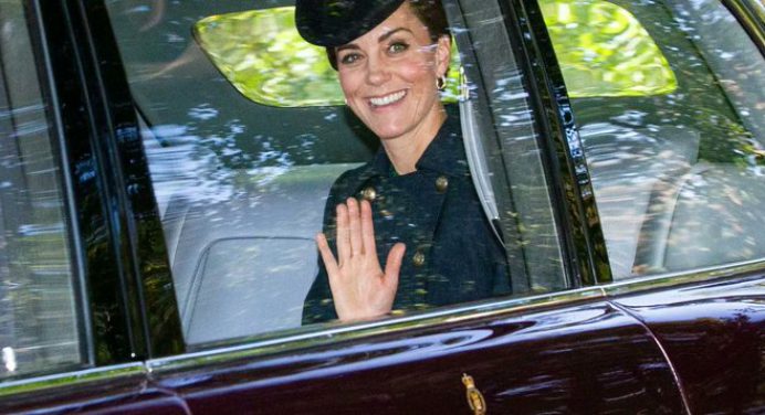 Kate Middleton realiza su primera aparición pública tras cáncer