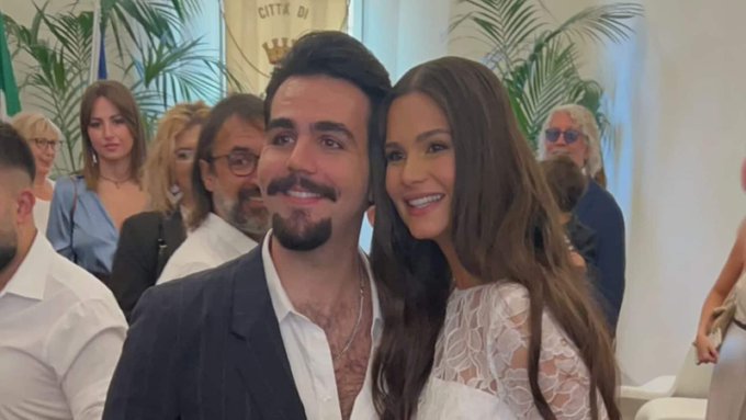 Michelle Bertolini se casó con cantante de Il Volo (+video)