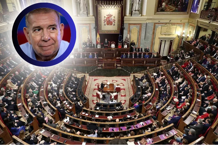 Congreso de España reconoce a Edmundo González como presidente electo de Venezuela