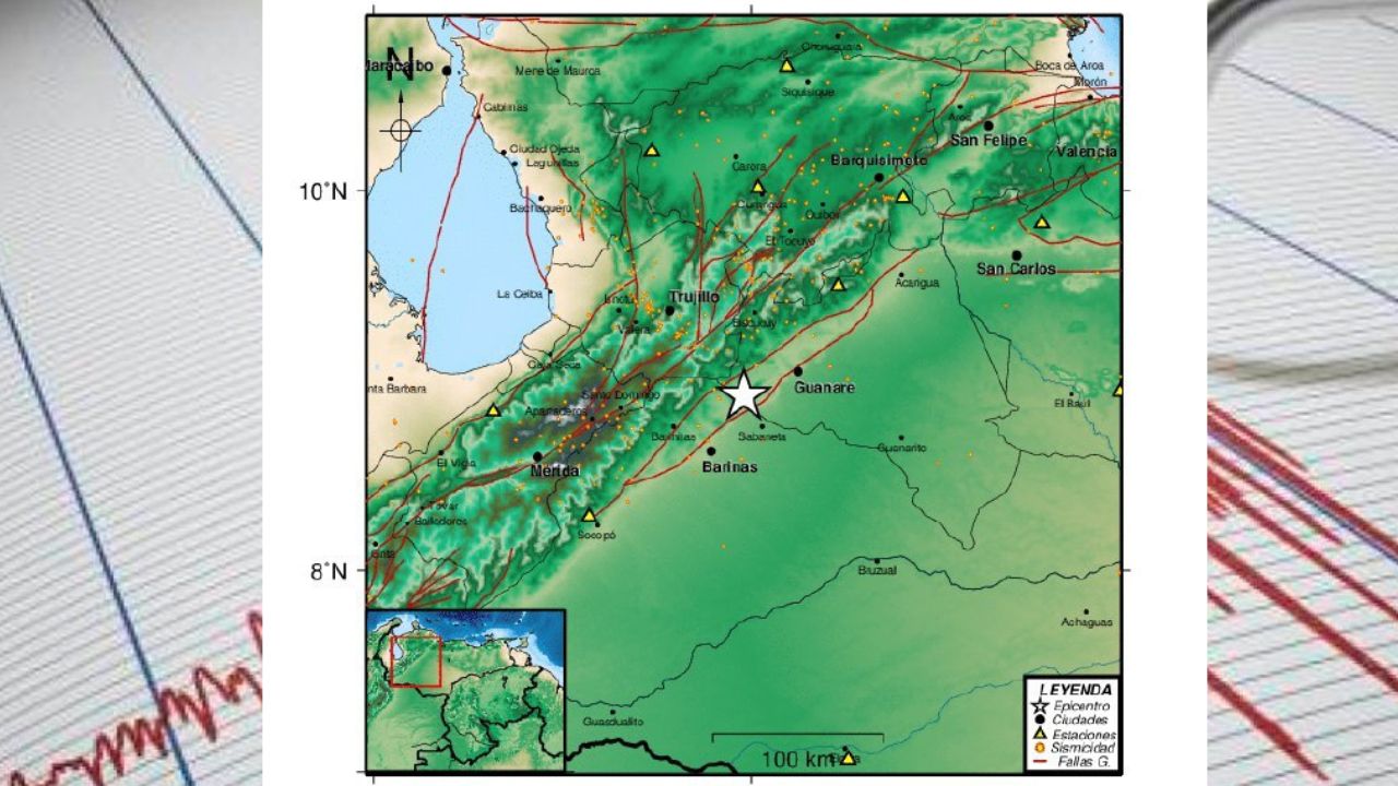 Funvisis registró un sismo entre Barinas y Portuguesa este jueves 26 de septiembre