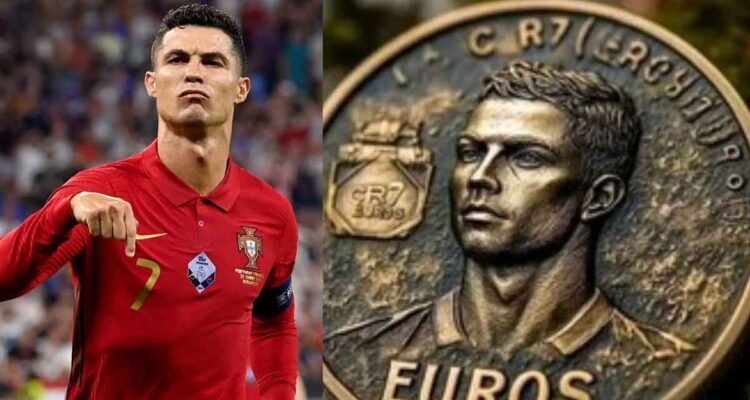 Esta moneda, ya ha comenzado a circular en las redes sociales, y se puede observar la cara de ‘CR7’.