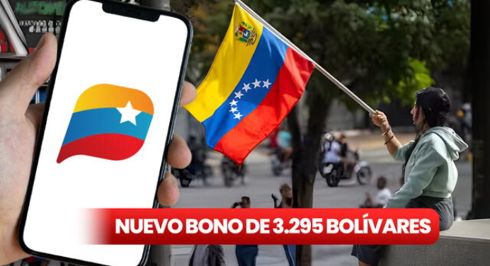 ÚLTIMO BONO PATRIA de 3.295 bolívares