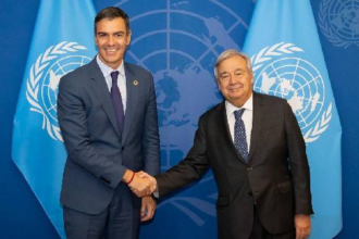 La reunión entre Sánchez y Guterres se concertó en el marco de la Semana de Alto Nivel de la ONU, y en ella abordaron igualmente la evolución de la guerra en Ucrania.