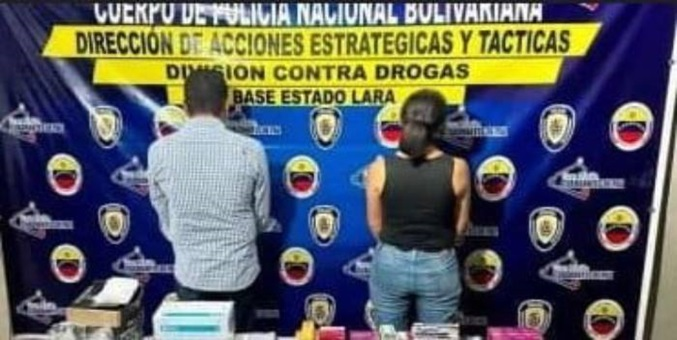 La captura de la pareja se llevó a cabo en la avenida Mata de Palavecino de Barquisimeto, estado Lara, tras un arduo proceso de investigación.