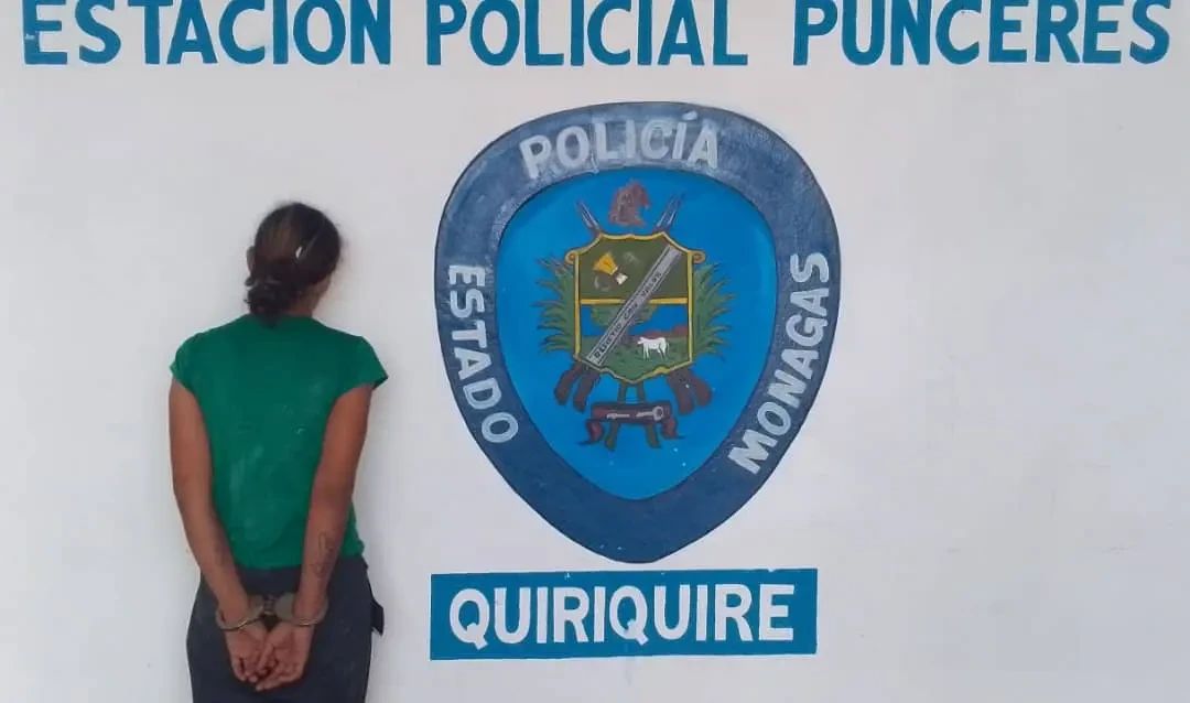 Detenida mujer en Quiriquire por cometer hurto en una residencia