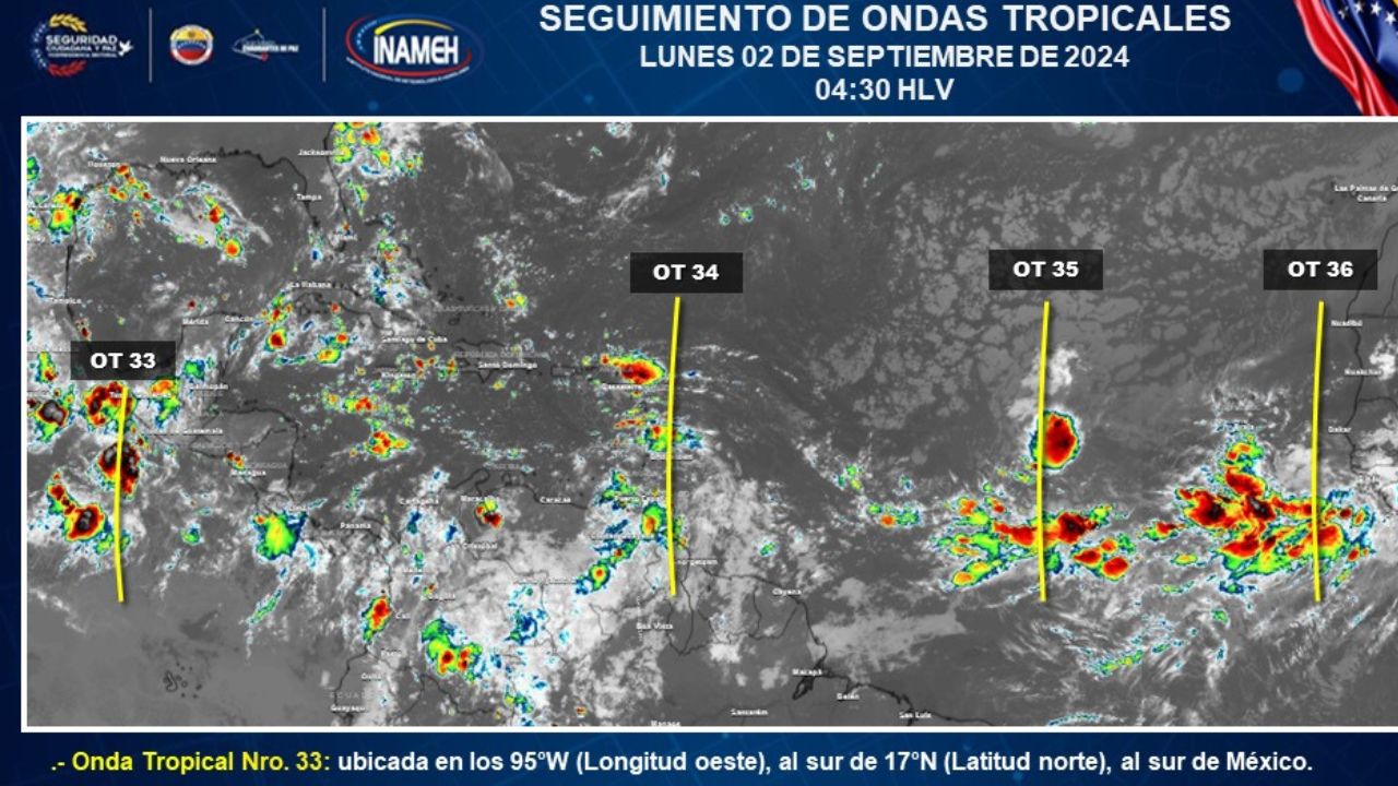 Siguen las lluvias en estos estados del país este 2 de septiembre