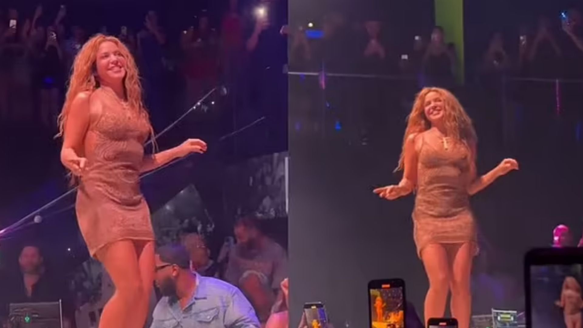 A Shakira la intentaron grabar por debajo de su vestido (+video)