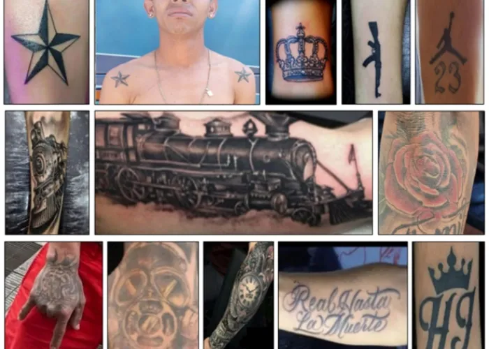 Identifican tatuajes distintivos de los miembros del Tren de Aragua