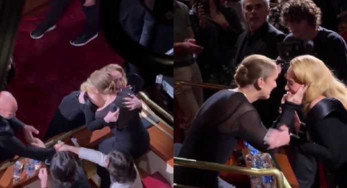 Adele rompe a llorar después de ver a Celine Dion asistiendo a su presentación en Las Vegas