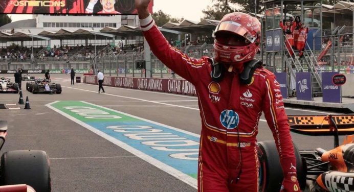 Carlos Sainz se queda con la Pole del GP de México