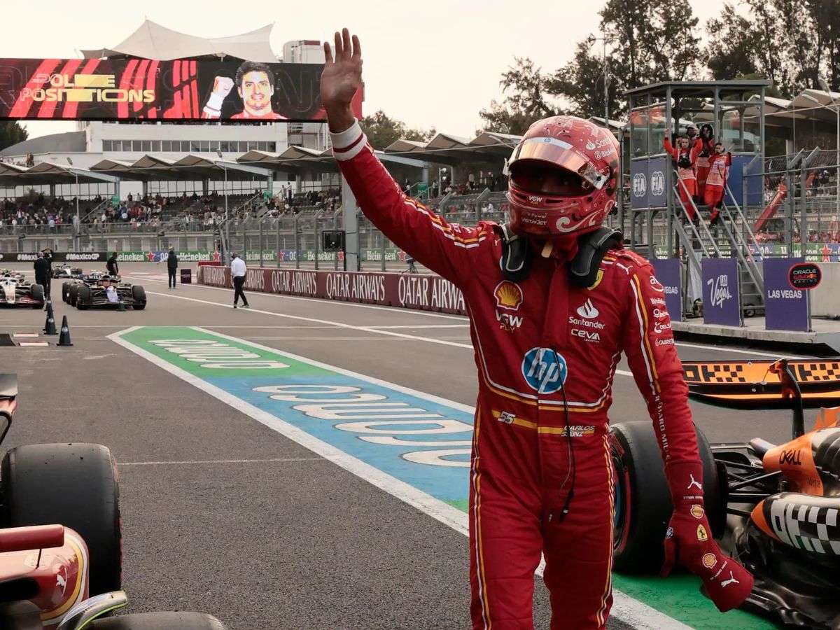 Carlos Sainz se queda con la Pole del GP de México