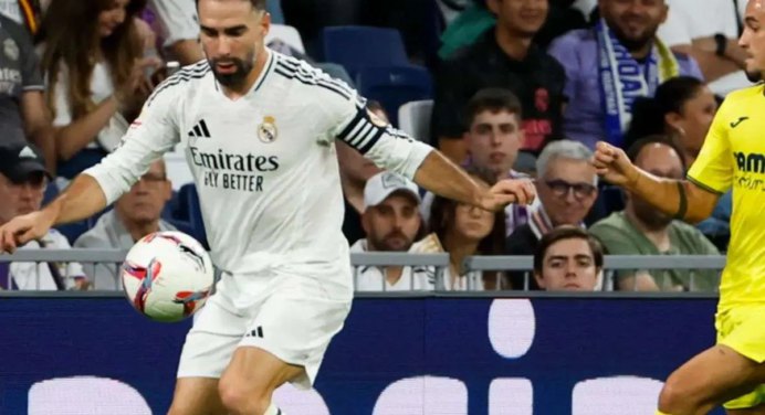 Dani Carvajal sufrió una triple rotura en su pierna