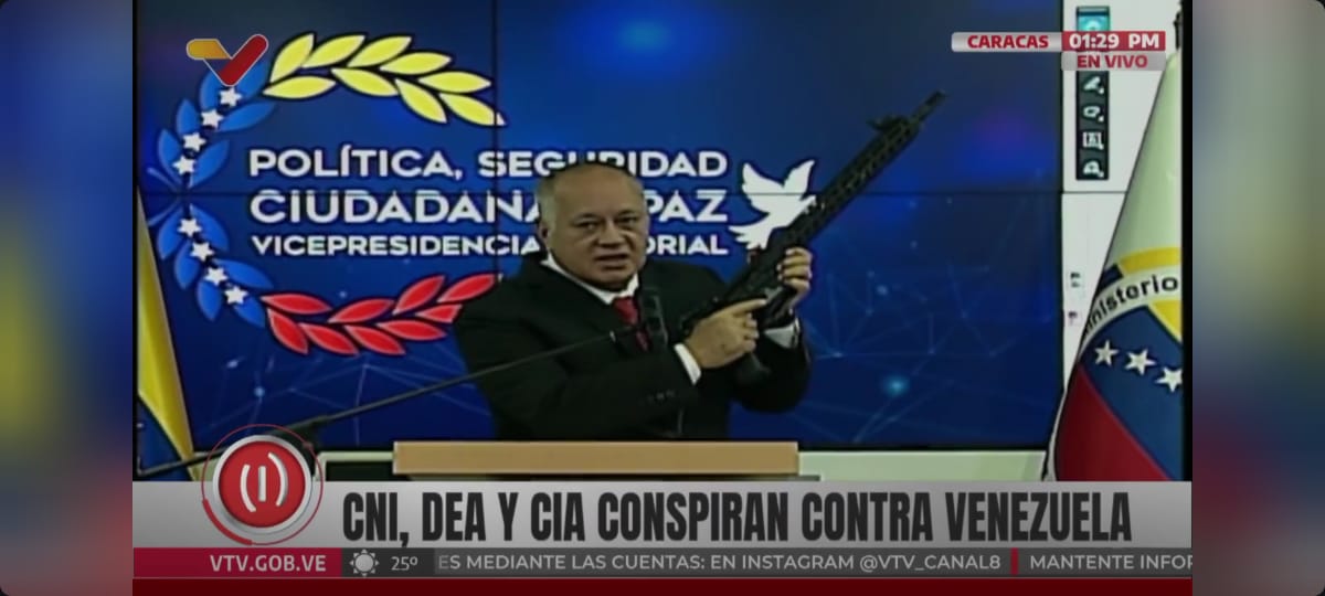 Cabello acusa al CNI de España de contratar mercenarios para derrocar a Maduro