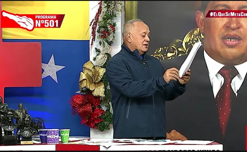 Cabello dice que quienes dijeron que Edwin Santos fue detenido “tendrán que presentar testigos”