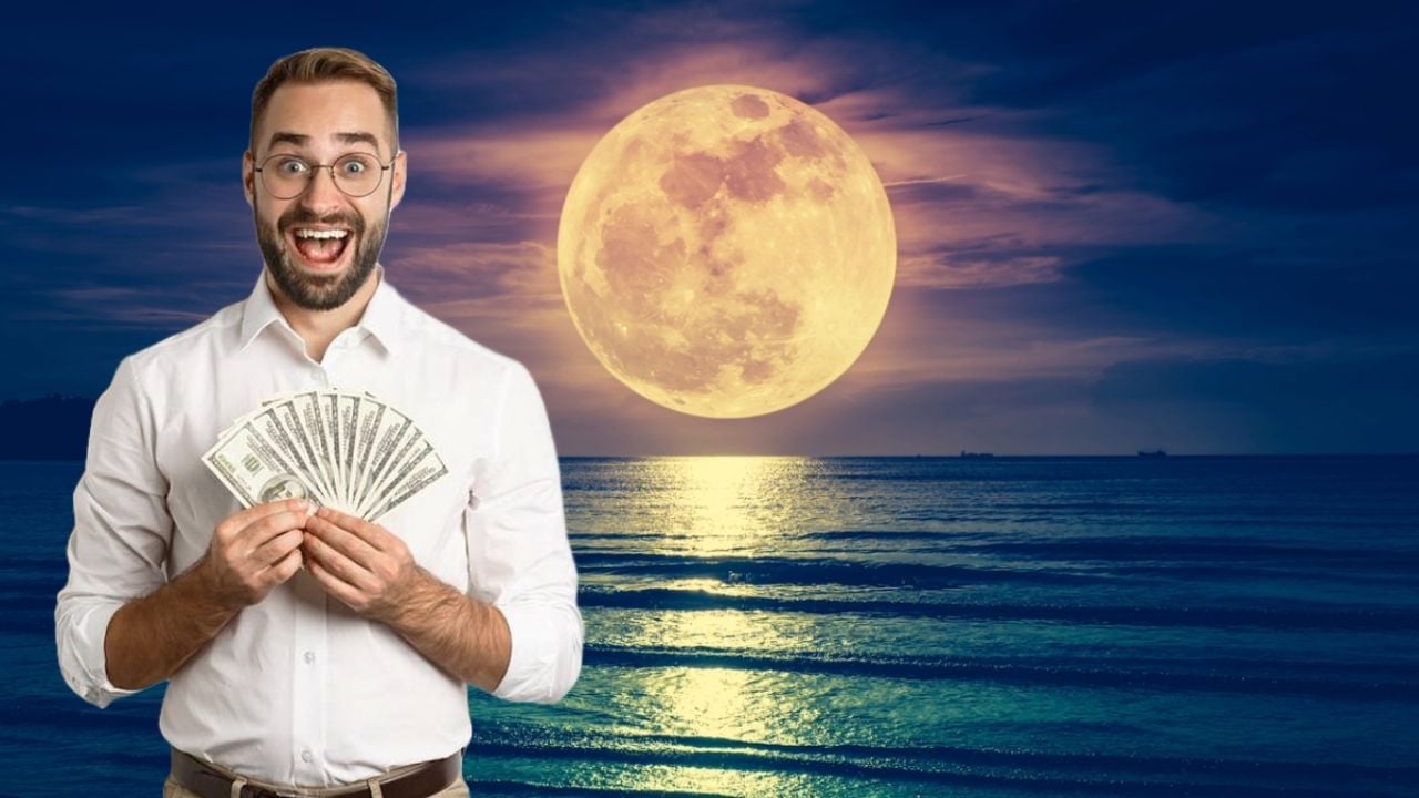 Estos 3 signos zodiacales llenarán sus bolsillos de dinero en Luna llena del Cazador de octubre