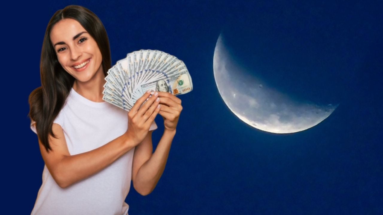 Estos 5 signos serán bendecidos con una ola de dinero por Luna cuarto menguante desde 24 de octubre