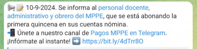 MPPE OCTUBRE 2024 AGUINALDOS