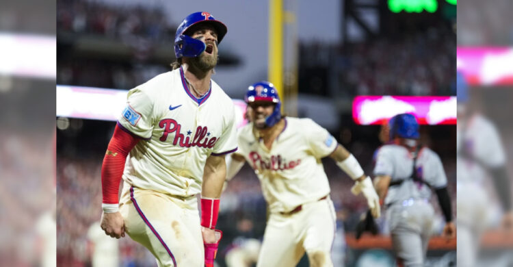 El tablazo de cuatro esquinas productivo de dos carreras de Harper y el solitario de Castellanos en un espacio de tres lanzamientos por el dominicano Luis Severino avivó el resurgir de los Filis de una desventaja de 3-0, un déficit de seis entradas.