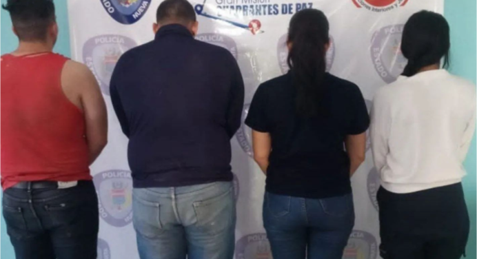 Cuatro detenidos por violenta riña en El Dátil, municipio Díaz