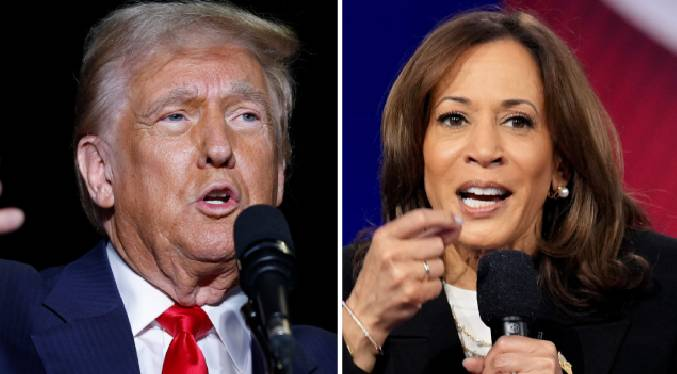 Donald Trump supera a Kamala Harris en las encuestas