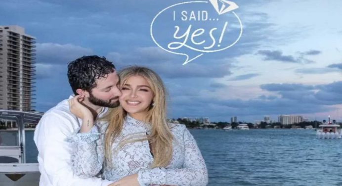 Migbelis Castellanos se compromete con Jason Unanue