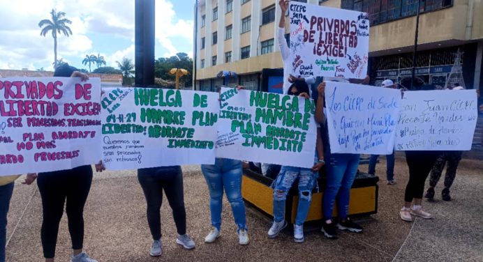 Asciende a 193 el número de presos en huelga de hambre en Lara