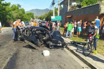 Isla Margarita: Accidente en Agua de Vaca deja seis heridos Un accidente de tránsito grave ocurrió a las 10 a.m. de este domingo 3 de noviembre