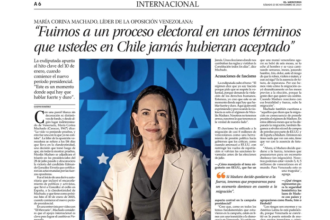 María Corina El Mercurio Si Maduro se queda a la fuerza