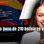 Nuevo bono de 210 bolívares vía Patria