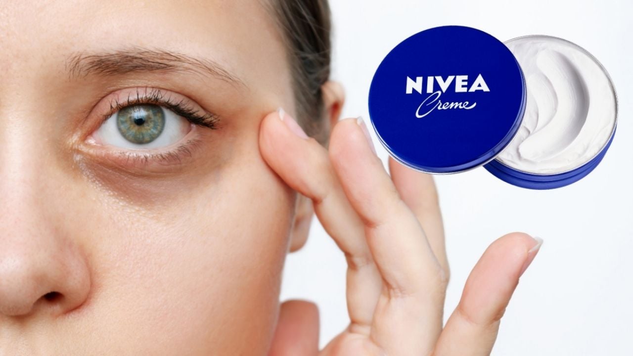 El sencillo truco con crema Nivea para quitar ojeras y bajar la hinchazón del contorno de los ojos