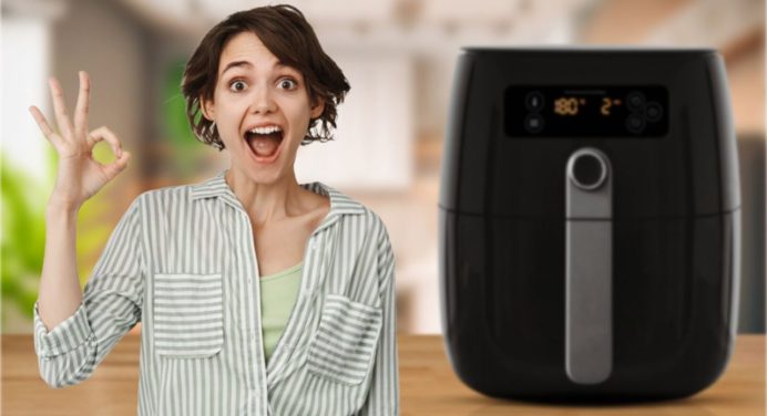 El horno pasó de moda; esta es la nueva freidora de aire para preparar 4 recetas al mismo tiempo