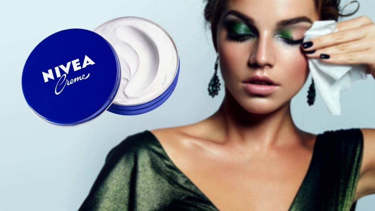 El infalible truco con crema Nivea de lata azul para desmaquillarte por las noches en pocos minutos