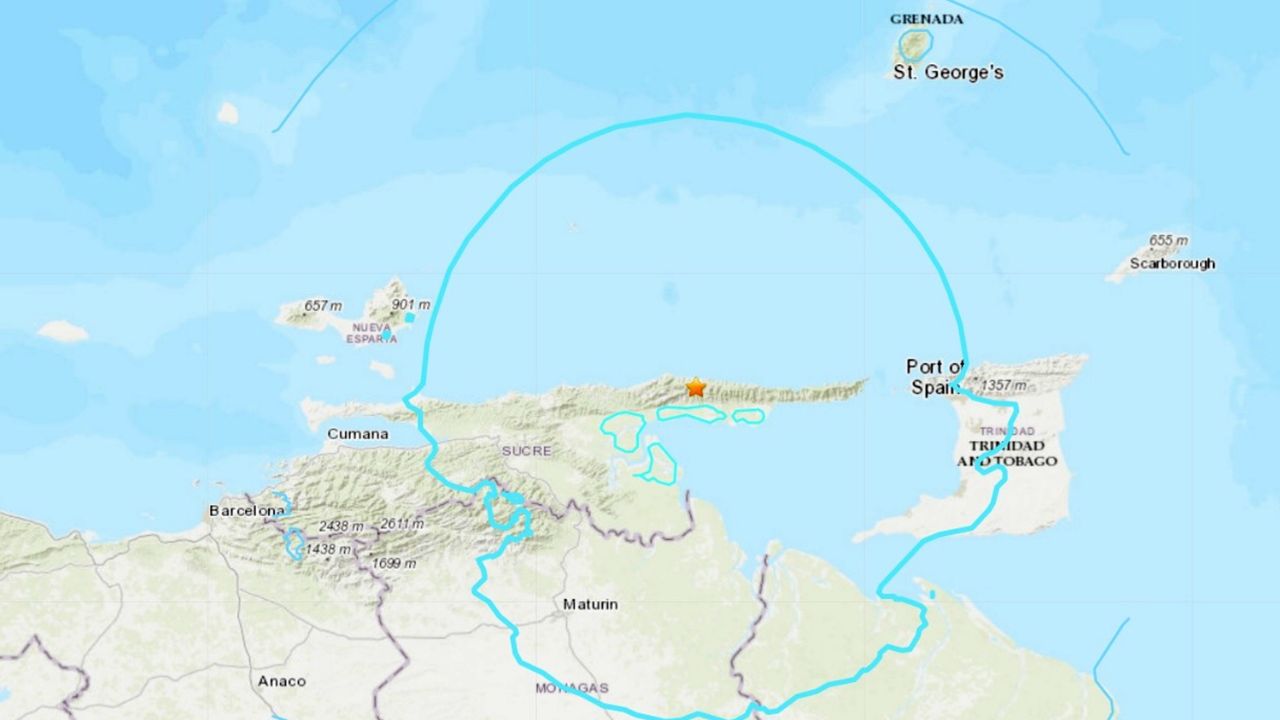 Funvisis reporta sismo en el oriente venezolano este 25-NOV